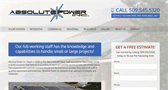 Desktop Screenshot of absolutepowertc.com